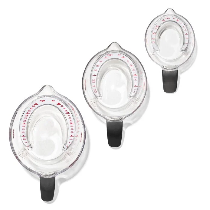 3 Piece Angled Measuring Cup Set