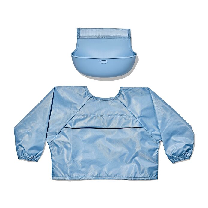 Sleeved Roll-Up Bib - Dusk