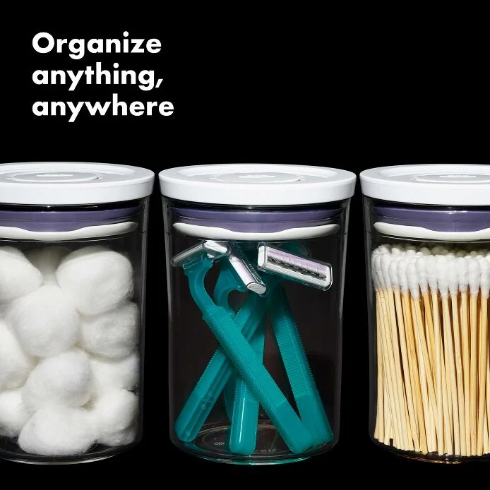 POP 3-Piece Mini Round Canister Set