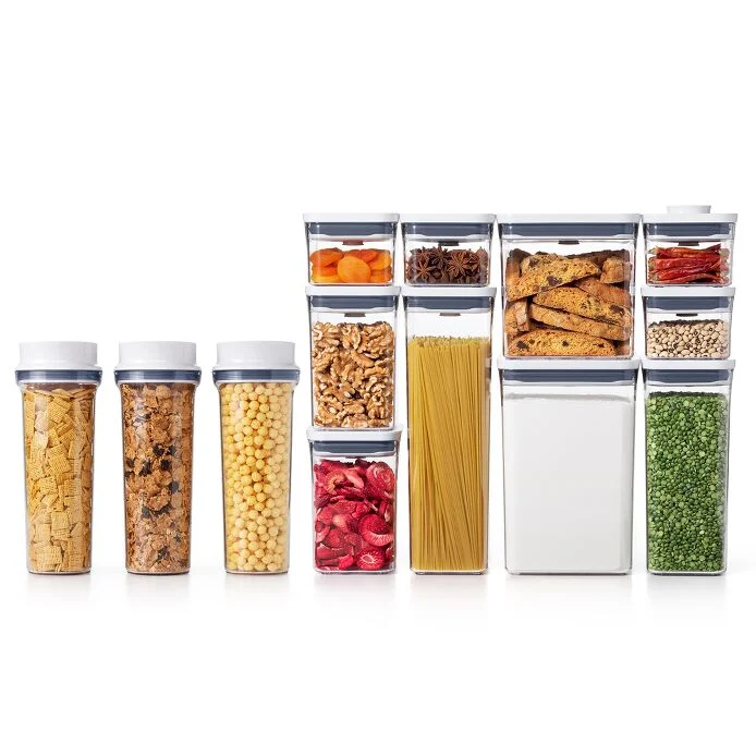 3 Piece Cereal Dispenser Set & 10-Piece POP Container Set Bundle