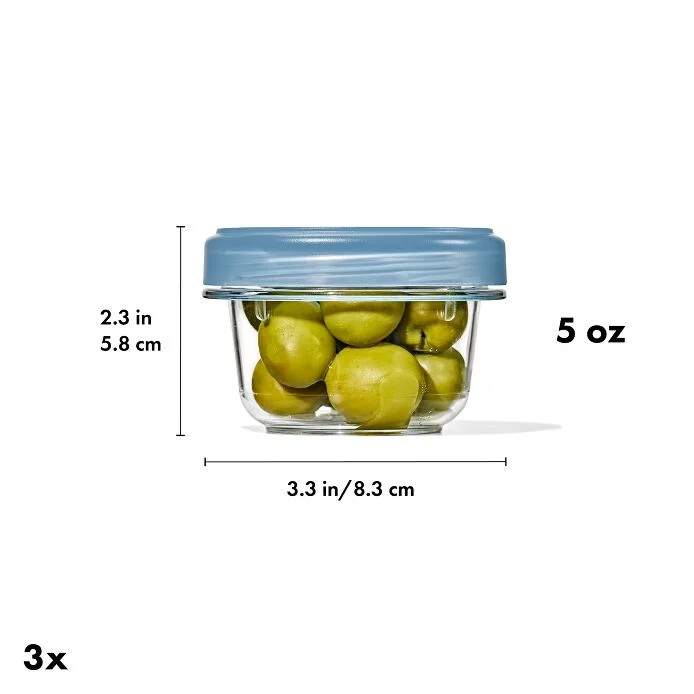 Twist & Stack Container (5 oz) – 3-Pack