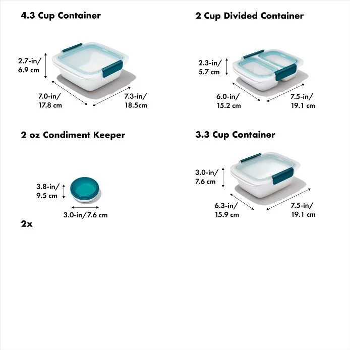 Prep & Go 10-Piece Container Set