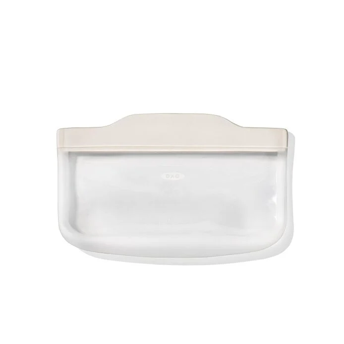Silicone Reusable Bag - Snack Bag (12 oz) - Oat
