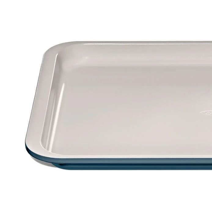 Non-Stick Pro Ceramic Coated Metal Bakeware Half Sheet Pan - Storm Blue