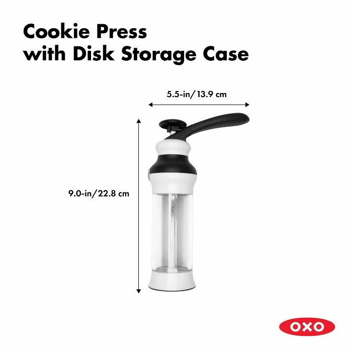 OXO Cookie Press With 12 Disks
