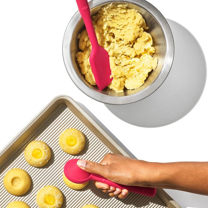 Silicone Cookie Scoop & Small Spatula Set