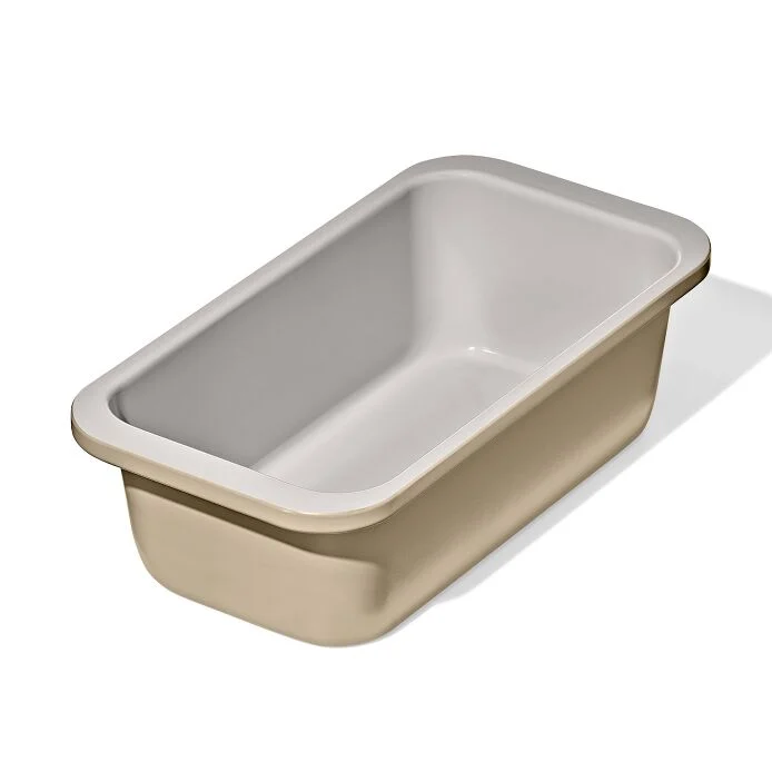 Non-Stick Pro Ceramic Coated Metal Bakeware 1 lb Loaf Pan - Biscuit