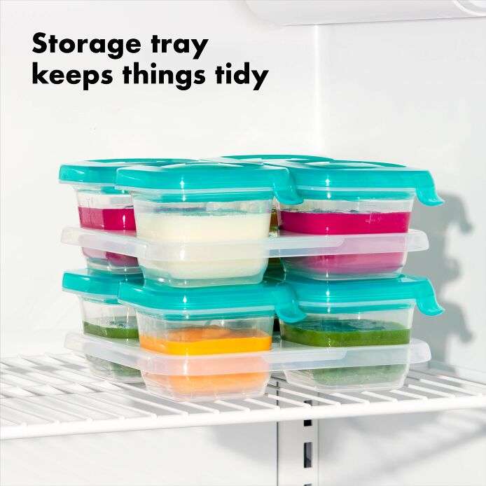4 oz Baby Blocks™ Silicone Freezer Storage Containers
