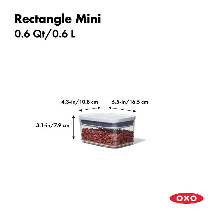 POP Container - Rectangle Mini (06 Qt.)
