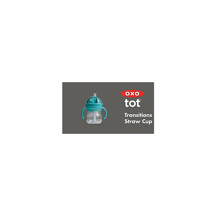 OXO Tot Transitions Straw Cup with Removable Handles