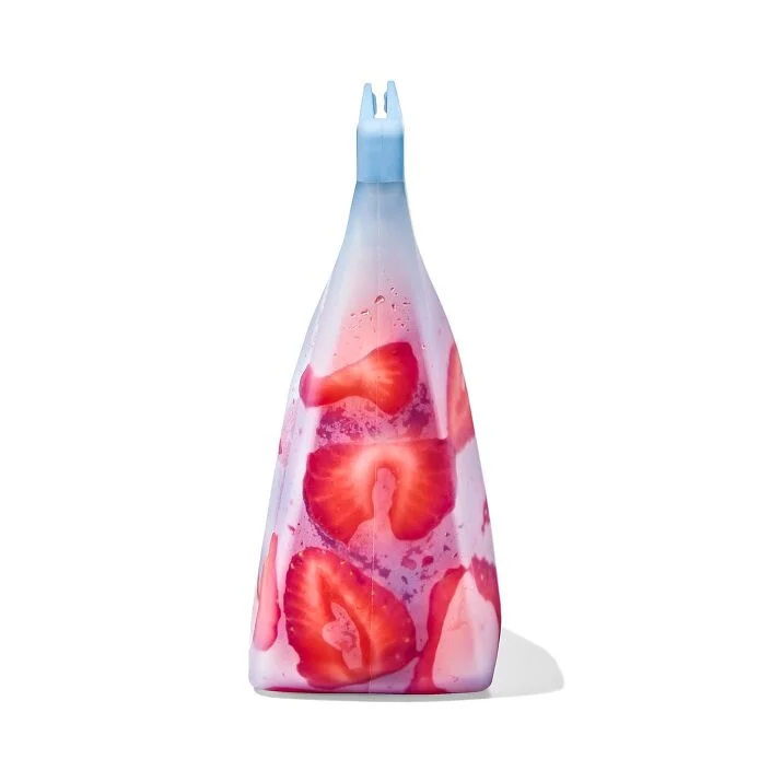 Tot Silicone Reusable Bag - 2-Piece Stand-Up Cup Set