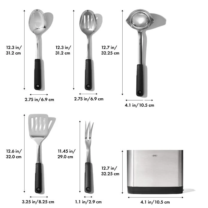 6-piece Prep & Serve Kitchen Tool Set