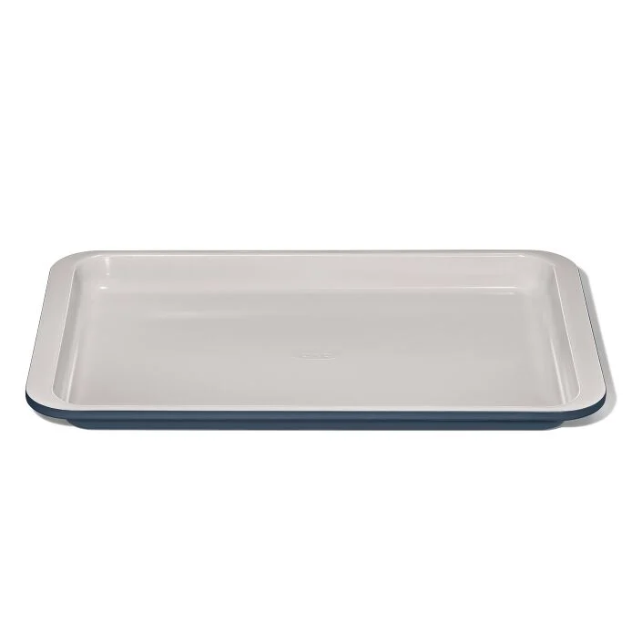 Non-Stick Pro Ceramic Coated Metal Bakeware Jelly Roll Pan - Storm Blue