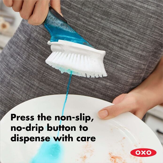 Soap Dispenser Brush For Dishwashing | OXO Good Grips