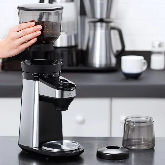 OXO Conical Burr Coffee Grinder with Integrated Scale