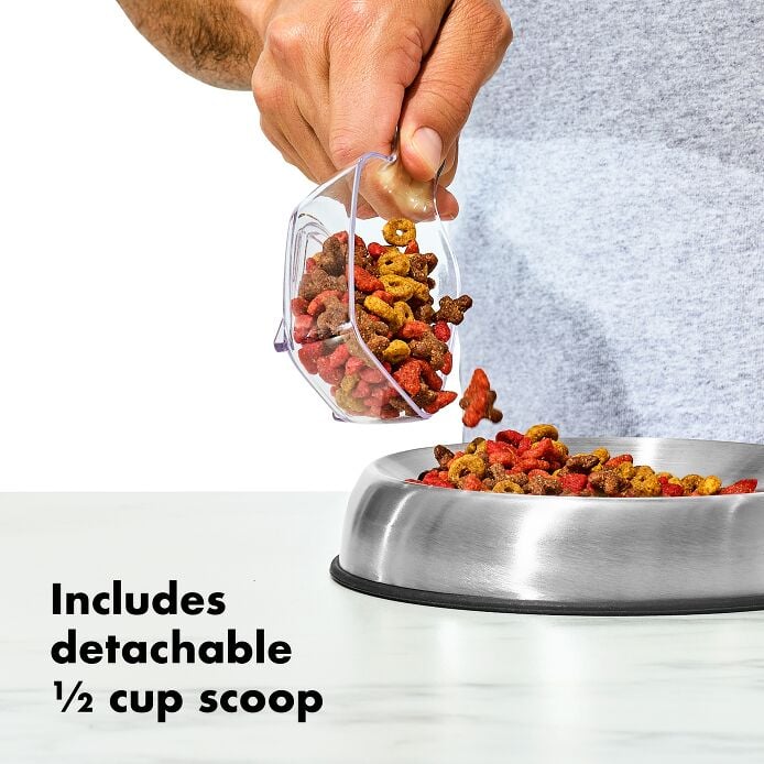 OXO Good Grips Pet POP Container – 60 Qt/5.7 L with Half Scoop