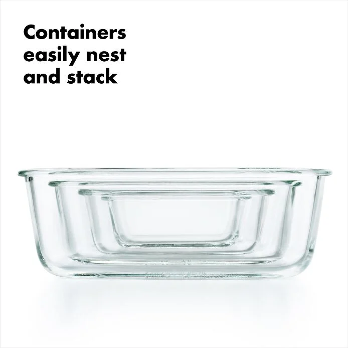 16 Piece Glass Smart Seal Everyday Container Set