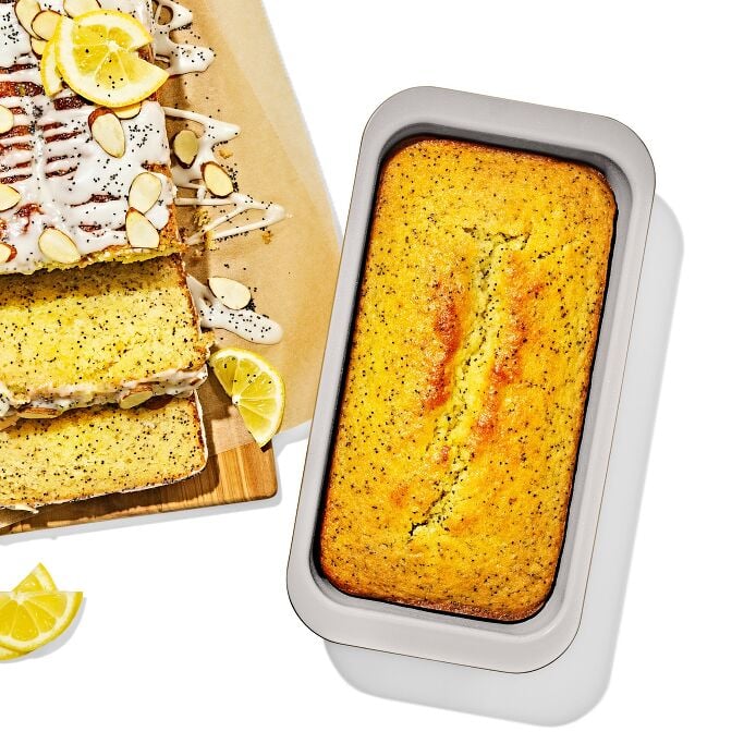 Non-Stick Pro Ceramic Coated Metal Bakeware 1 lb Loaf Pan - Biscuit