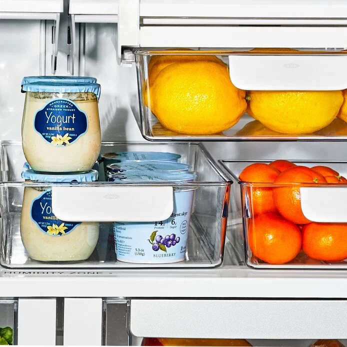 OXO Good Grips 4-Piece Refrigerator Storage Bin Starter Set