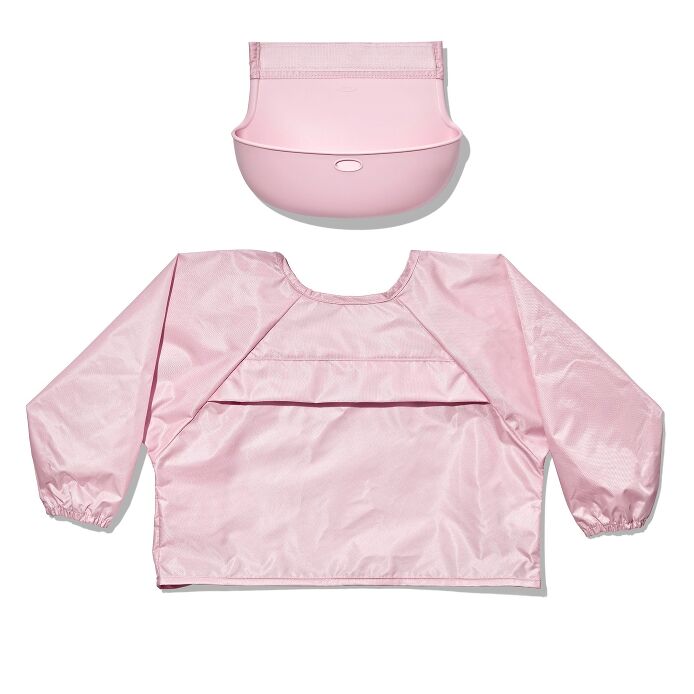 Sleeved Roll-Up Bib - Blossom