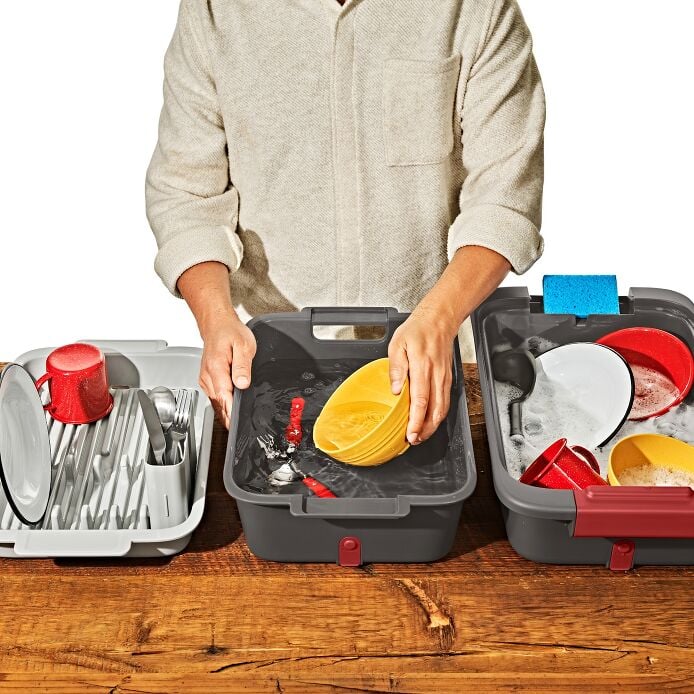 Outdoor Wash. Dry and Stow System