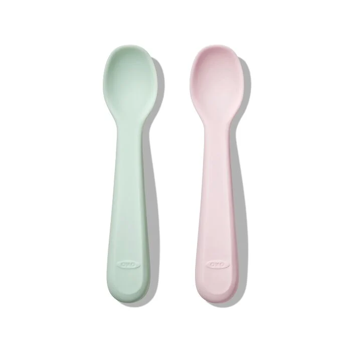 Silicone Spoon Set - 2 Pack - Opal & Blossom