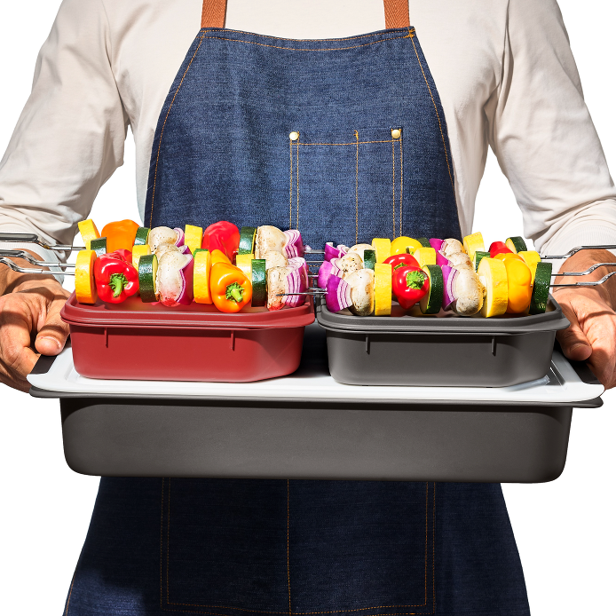 Outdoor Grilling Prep and Carry System