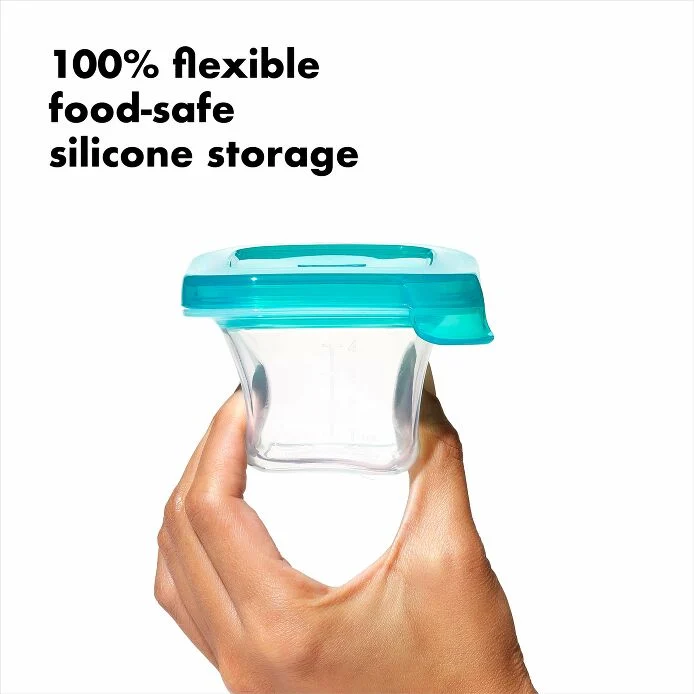 4 oz Baby Blocks™ Silicone Freezer Storage Containers