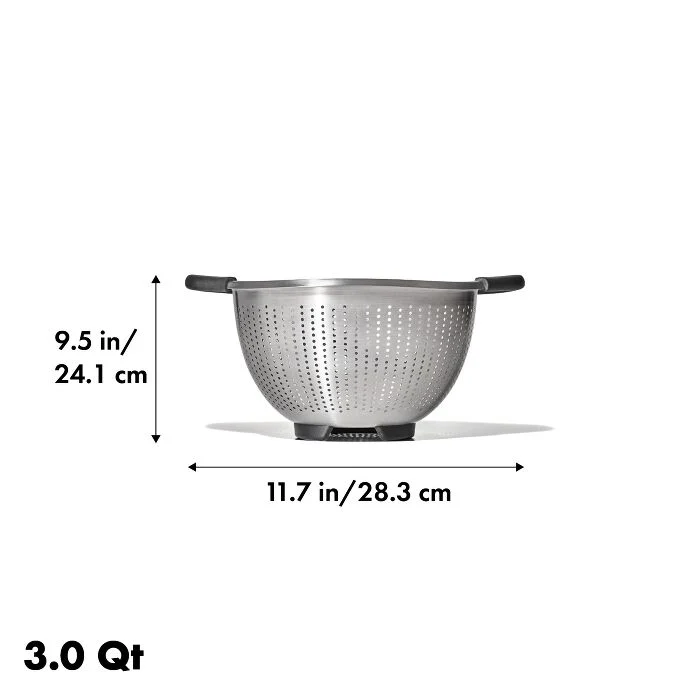 Stainless Steel 3 qt/ 2.8L Colander