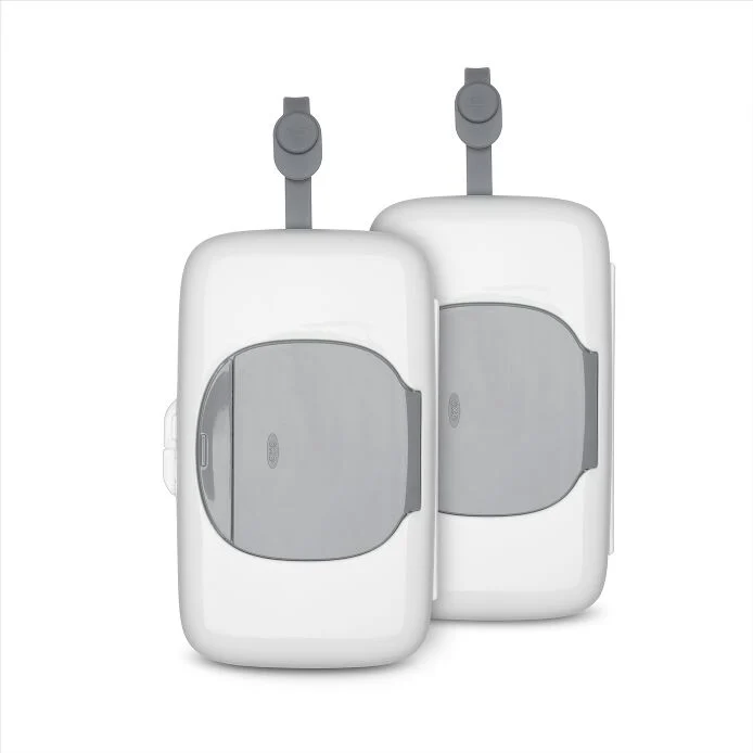 OXO TOT 2-Pack On-the-Go Wipes Dispenser. Gray