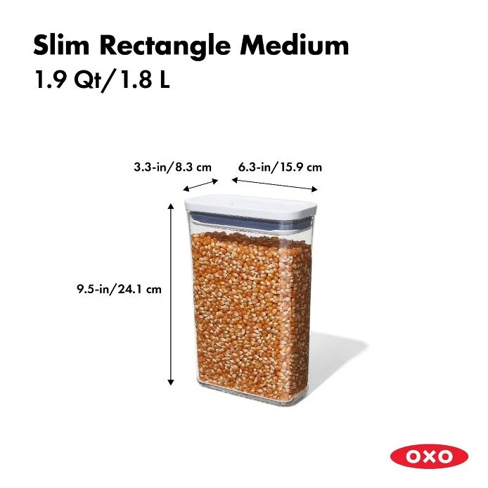 POP Container - Slim Rectangle Medium (19 Qt.)