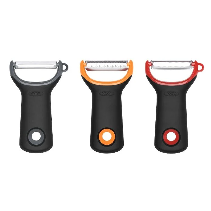 3-Piece Prep Peeler Set. Assorted Blades