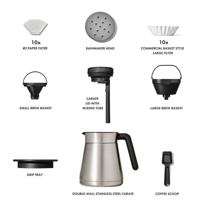 12-Cup Coffee Maker with Podless Single-Serve Function
