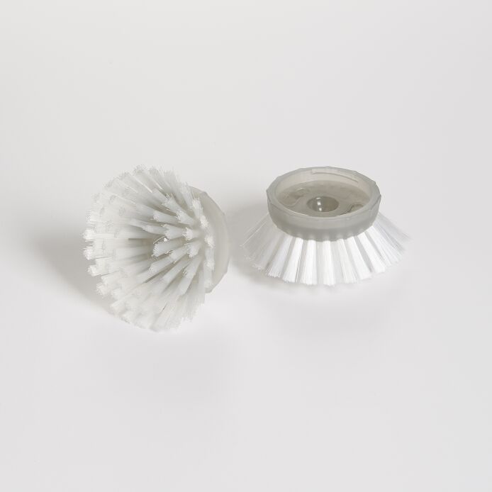 SteeL Soap Dispensing Palm Brush