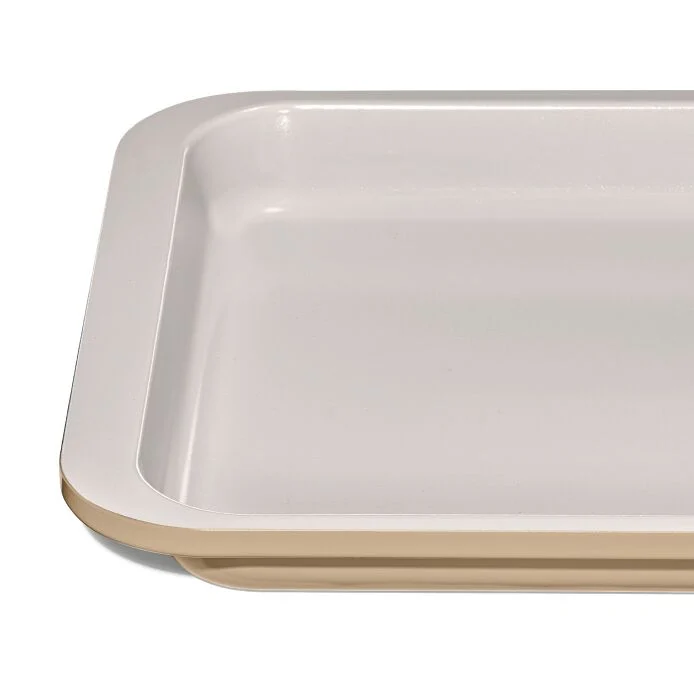 Non-Stick Pro Ceramic Coated Metal Bakeware Half Sheet Pan - Biscuit