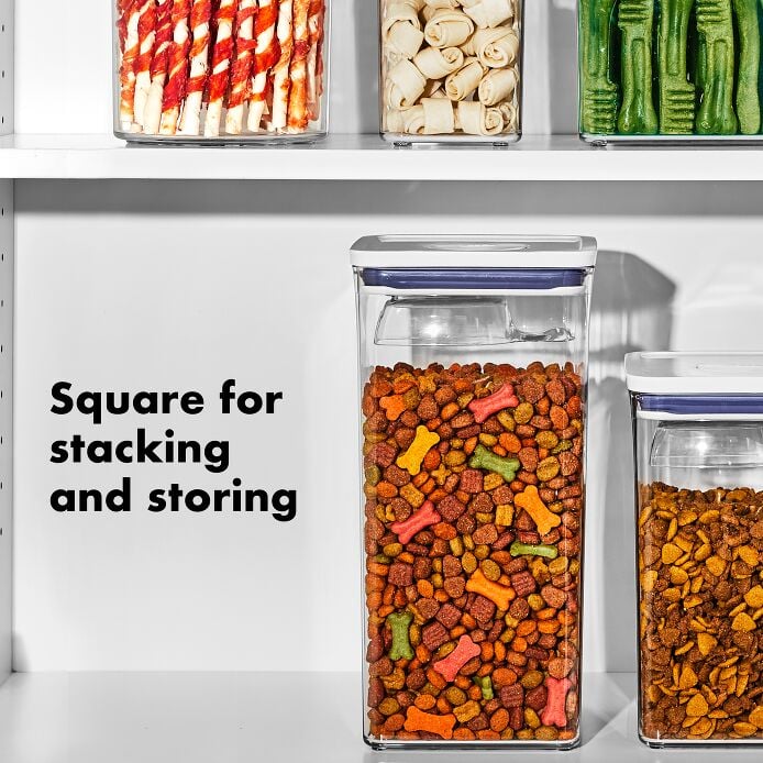 OXO Good Grips Pet POP Container – 60 Qt/5.7 L with Half Scoop