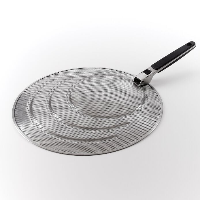 Splatter Screen With Folding Handle