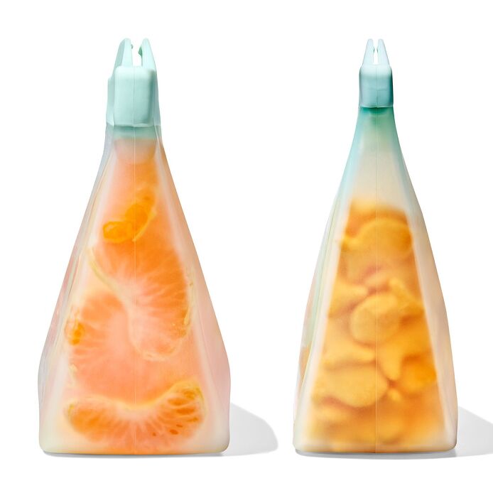 Tot Silicone Reusable Bags – 2 Piece Mixed Snack Set