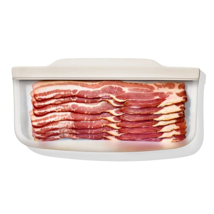 Silicone Reusable Bag - Slim Bag (20 oz) - Oat