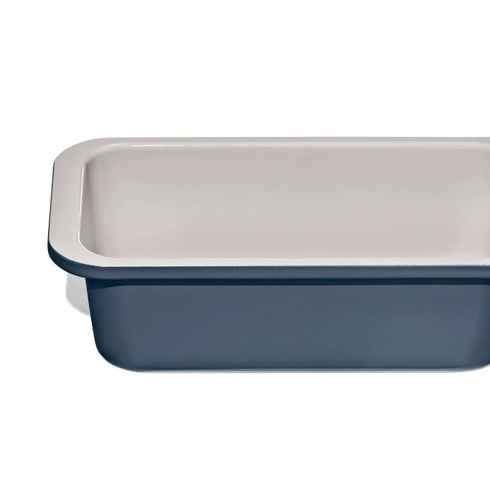 Non-Stick Pro Ceramic Coated Metal Bakeware 1Lb Loaf Pan – Storm Blue