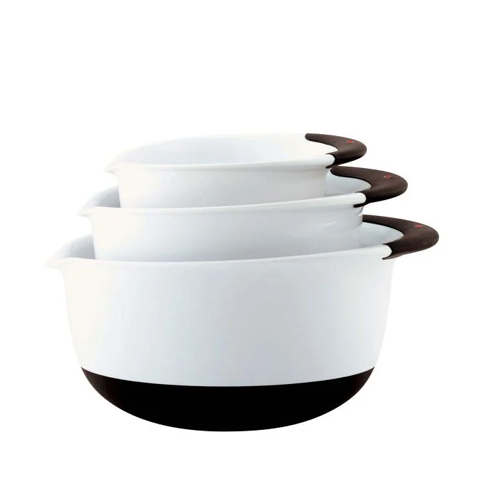 3-Piece Mixing Bowl Set - White