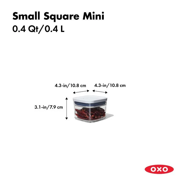 POP Container - Small Square Mini (04 Qt.)
