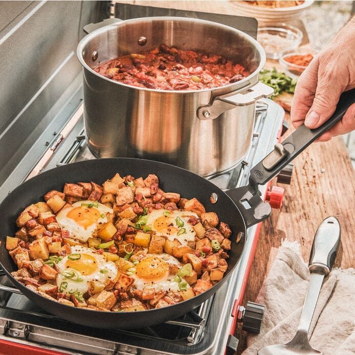 Outdoor Camp Cookware Set with Travel Bag