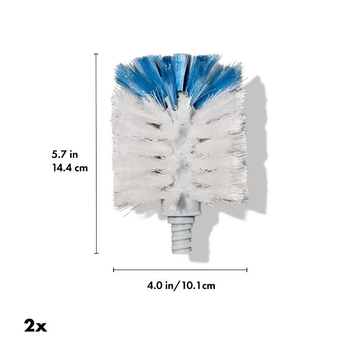 Stainless Steel Bottle Brush Refill - 2 Pack