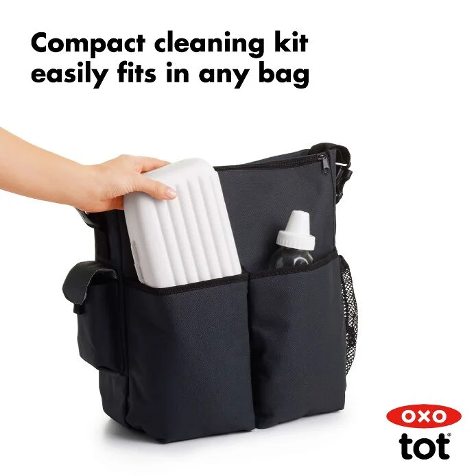 On-The-Go Drying Rack with Bottle Brush