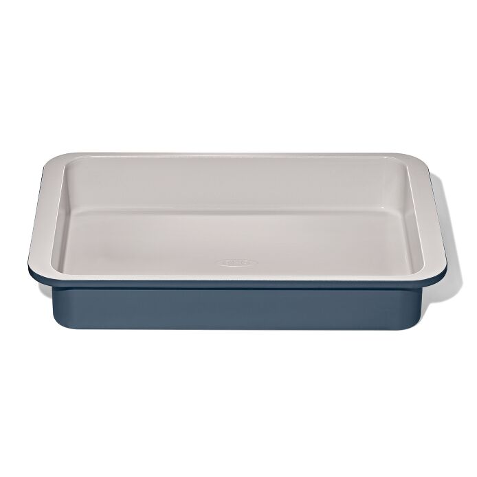 Non-Stick Pro Ceramic Coated Metal Bakeware 9” x 13” Cake Pan – Storm Blue