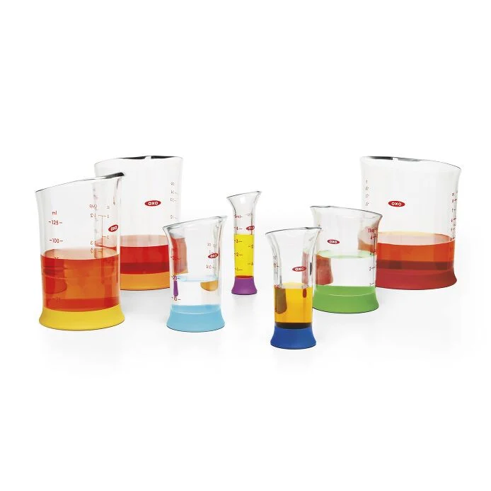 7 Piece Liquid Measuring Beaker Set