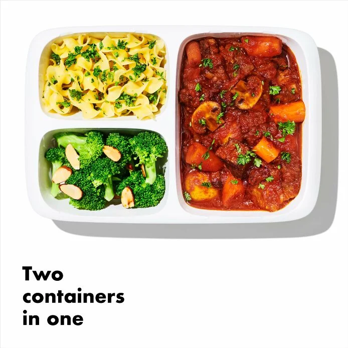 Prep & Go 4.1-Cup Divided Container