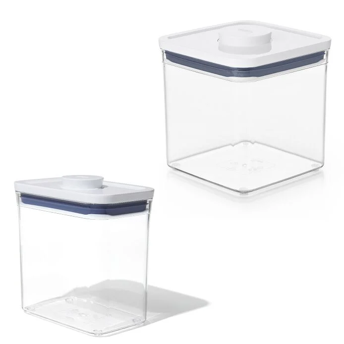 POP Container - Rectangle Short (17 Qt.) & POP Container - Big Square Short (2.8 Qt.) Bundle