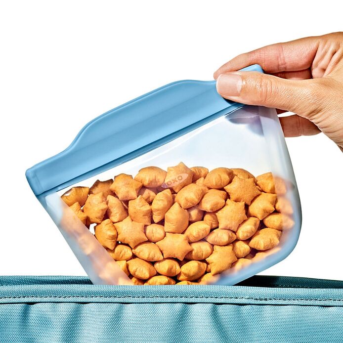 Tot Silicone Reusable Bags – 2 Piece Mixed Snack Set